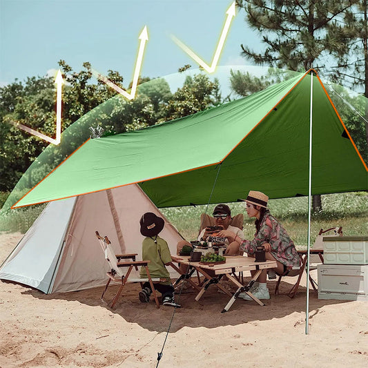 Lebensqualität verbessern⛺Leichtes, wasserdichtes Sonnenschutzdach