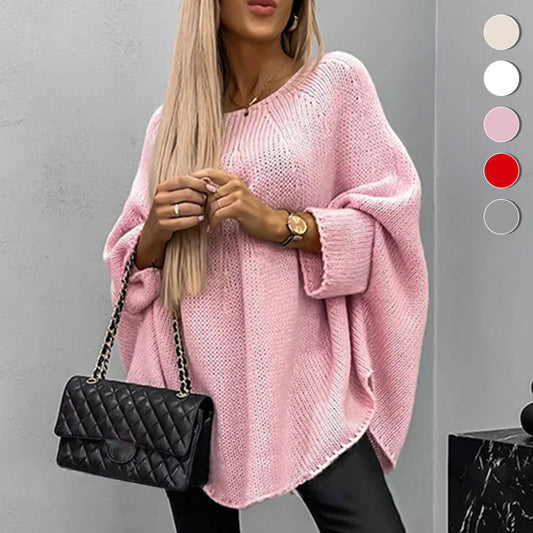 💥Zeitlich begrenzt 66 % RABATT 💕 Eleganter gestrickter Cape-Pullover für Damen