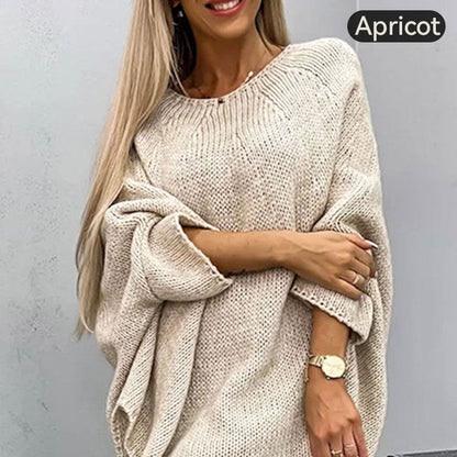 💥Zeitlich begrenzt 66 % RABATT 💕 Eleganter gestrickter Cape-Pullover für Damen