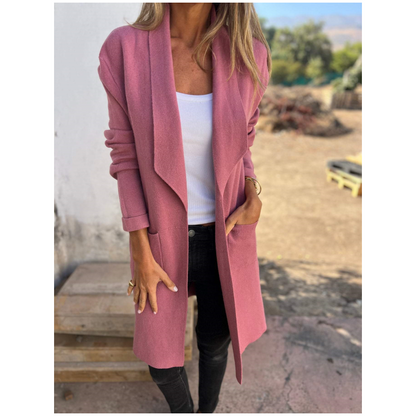 🥰Saisonale Förderung super niedrigen Preis🥰Lässiger Langarm-Cardigan mit Revers